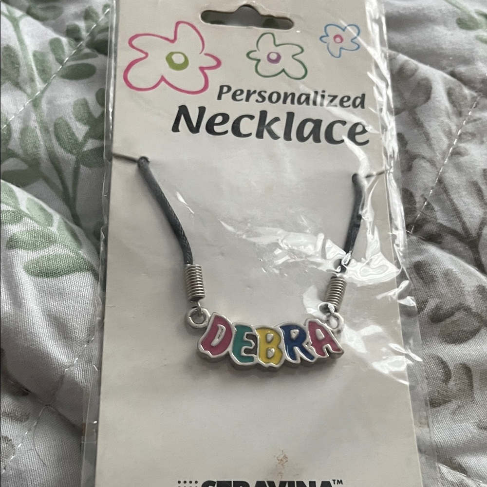 Debra Colorful Personalized Kids Necklace